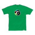 Cookies Block Logo T-Shirt Men Kelly Green