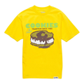 Cookies Classic Script Logo T-Shirt Men Yellow