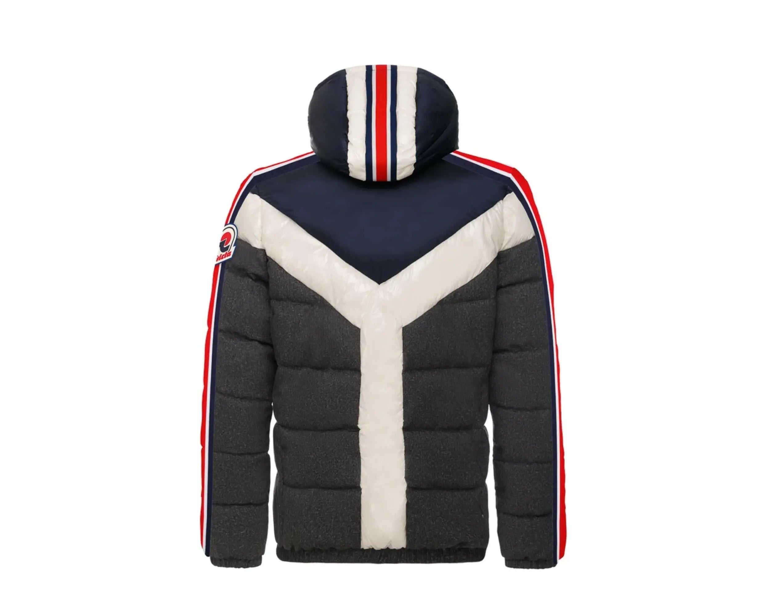 Invicta Marco Bomber Hooded Men Jacket Grey/Navy/Red