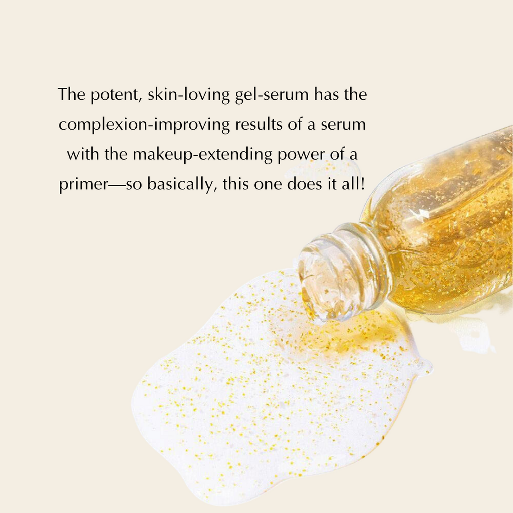 24K Gold Radiance Concentrate Serum – Vegan, Gluten-Free Hydrating & Illuminating Formula