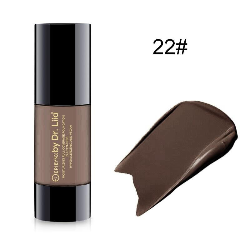 Breathable Full-Coverage Foundation – Dewy Finish, Hydrating, Vegan, Gluten-Free (SPF 15)