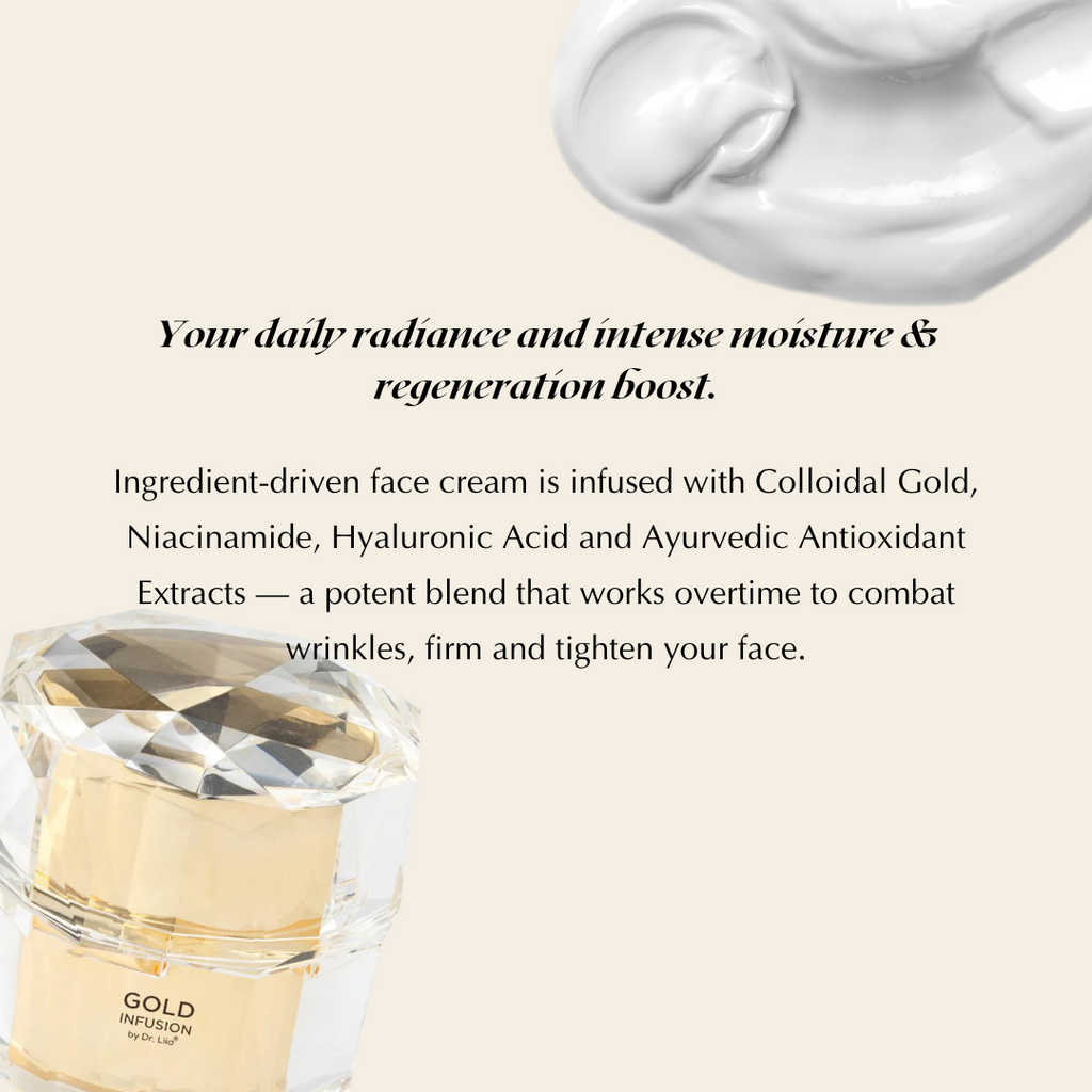 Anti-Aging Gold Infusion Cream – Brightening, Firming & Hydrating Moisturizer